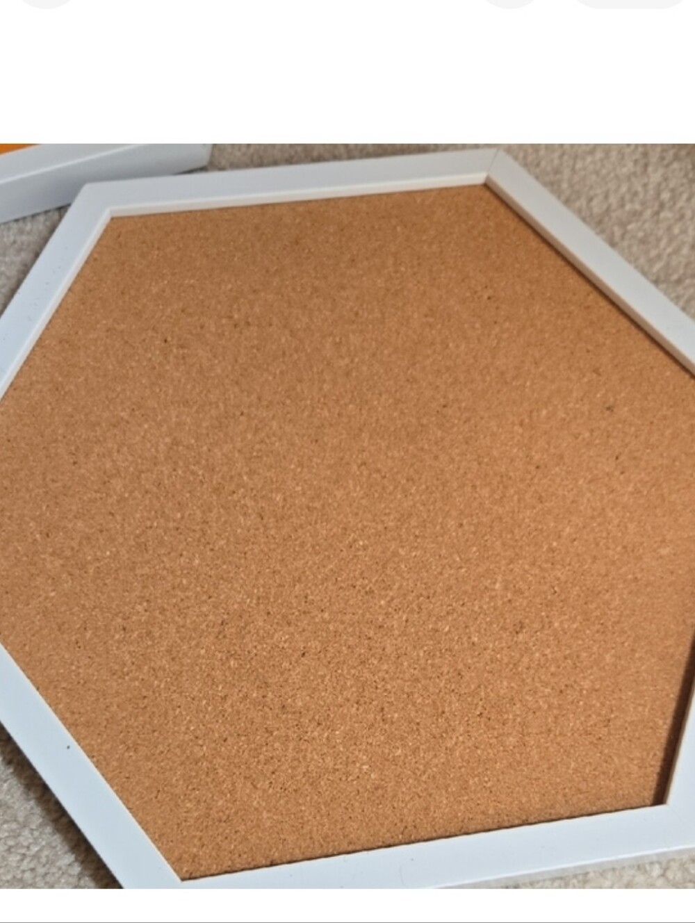Cork Board /First Day Of School / Hexagon Sign/  Milestone Sign. Each Side Is 7"